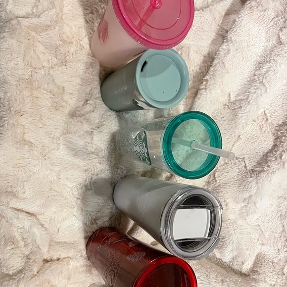 Set of 5 Starbucks coffeee cups - Picture 5 of 11